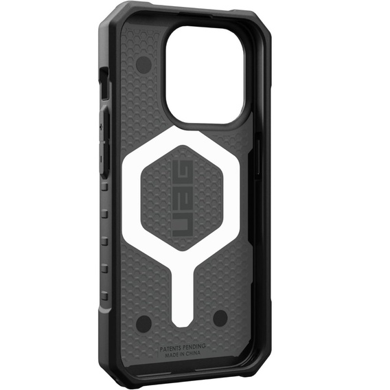 Калъфи Urban Armor Gear за iPhone 15 Pro, Pathfinder MagSafe Geo Camo, сив