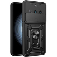 Брониран калъф за Realme 11 Pro 5G / 11 Pro+ 5G, CamShield Slide, черен