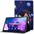 Калъфи за Lenovo Tab M10 Plus 10.6 Gen 3 125F/128F, Stand Case Card Slot, astronaut dog