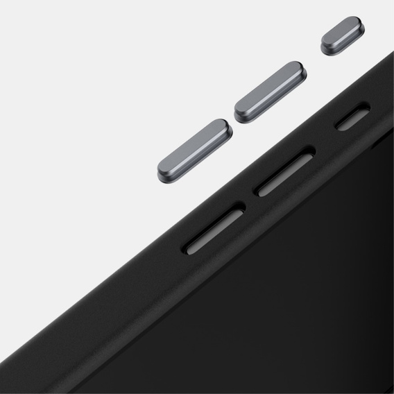 ABEEL Калъф за iPhone 16e, Carbon Fiber, за MagSafe, черен