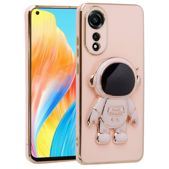 Калъфи за Oppo A78 4G, Astronaut, розов rose gold