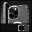 Калъфът MagSafe Spigen за iPhone 16 Pro Max, Ultra Hybrid, прозрачен / бял + 9H закалено стъкло