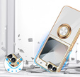 Калъфи за Samsung Galaxy Z Flip6 5G, Electro Ring, бял