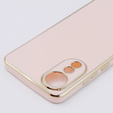 Калъф за Oppo A78 4G, Glamour CamShield, розов rose gold