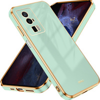 Калъф за Poco F5 Pro 5G, Glamour CamShield, зелен