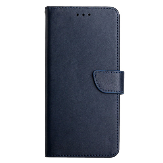 Калъф с капак за Samsung Galaxy A35 5G, Split Leather Wallet, син