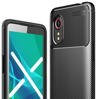 Калъфи за Samsung Galaxy Xcover 5, Carbon Gel, черен