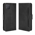 Калъф с капак за Oppo Reno 4 Z 5G, Card Slot, черен