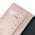 Калъф с капак за Oppo A38 4G / Oppo A18 4G, Mandala, розов rose gold