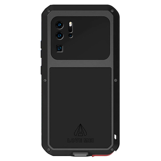 Калъфи Love Mei за Huawei P30 Pro, armored with glass, черен
