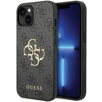 Калъфи GUESS за iPhone 15 Plus, 4G Big Metal Logo, сив