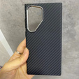 Калъфът за Samsung Galaxy S24 Ultra, Carbon Fiber MagSafe, черен