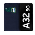 Skórzane Etui Wallet do Samsung Galaxy A32 5G, Dark Blue