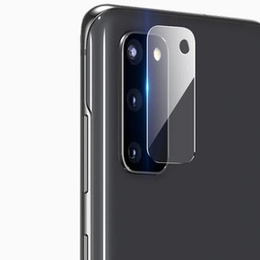 Закалено стъкло за камера за Samsung Galaxy A03s, син
