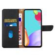 Калъф с капак за Samsung Galaxy A35 5G, Split Leather Wallet, черен