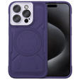 Калъф за iPhone 15 Pro Max, ERBORD Armor Mag, лилав