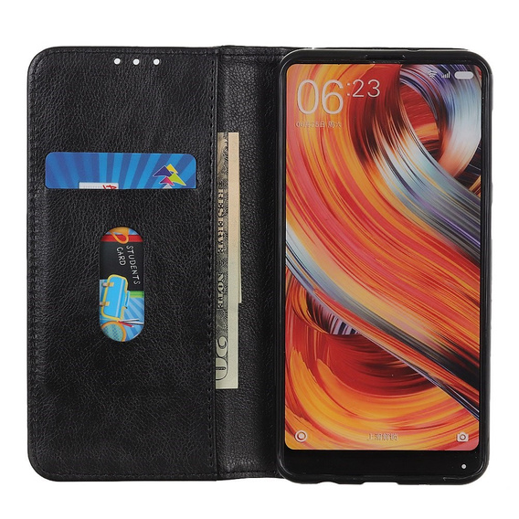 Калъфи за Samsung Galaxy A35 5G, Wallet Litchi Leather, черен