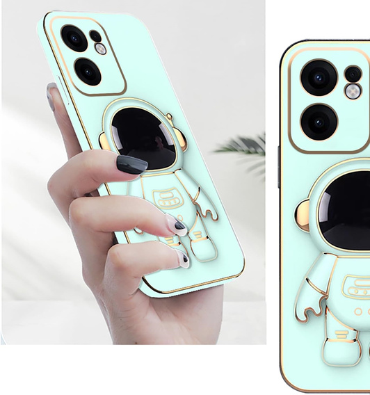 Калъфи за Oppo Reno 13F / Oppo Reno 13FS, Astronaut, зелен