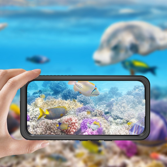 Водоустойчивият калъф IP68 за Google Pixel 9a, Redpepper, черен