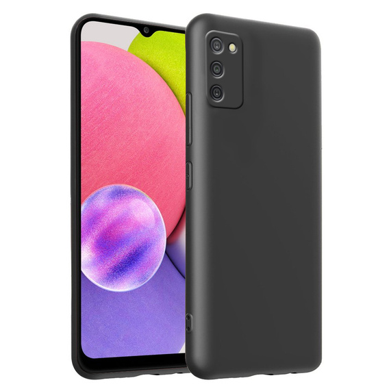 Калъф за Samsung Galaxy A03S, Silicone Lite, черен