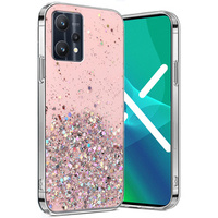 Калъфи за Realme 9 Pro+ Plus / Realme 9 4G, Glittery, розов