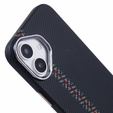 Калъфът за iPhone 16 Plus, Carbon Fiber MagSafe, черен