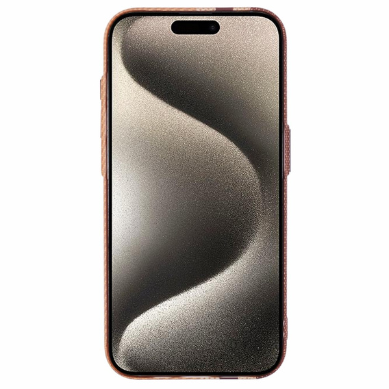 Калъфът за iPhone 14 Pro, Carbon Fiber MagSafe, жълт