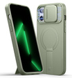 Калъф за iPhone 12 Pro Max / 13 Pro Max, Suritch Shockproof, за MagSafe, зелен