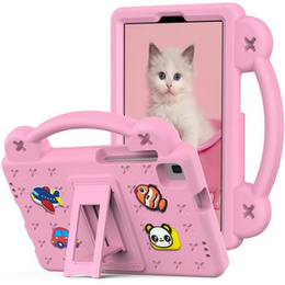 Детският калъф за Samsung Galaxy Tab A7 Lite 8.7 T220/T225, Cute Patterns, със стойка, розов