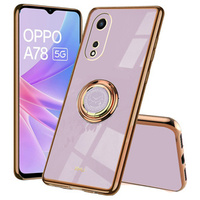 Калъфи за Oppo A78 5G, Electro Ring, лилав