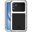 Калъфи Love Mei за Samsung Galaxy A34 5G, armored with glass, сребърен