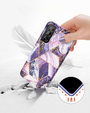 Калъфи за Samsung Galaxy S22, Suritch Full Body Marble, лилав