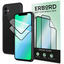 2x керамично хибридно стъкло ERBORD за iPhone X/XS/11 Pro