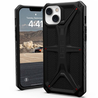 Калъф Urban Armor Gear за iPhone 14 Plus, Monarch, Kevlar черен