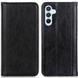 Калъфи за Samsung Galaxy S24, Wallet Litchi Leather, черен