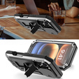 Калъф за iPhone 16 Pro, R-JUST CamShield Slide, брониран, черен