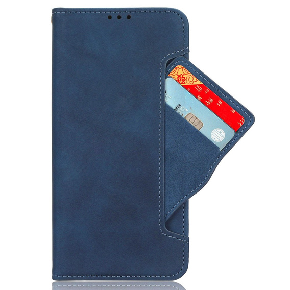 Калъф с капак за Xiaomi Redmi 14C / Xiaomi Poco C75, Card Slot, тъмносин