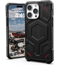 Калъфи Urban Armor Gear за iPhone 15 Pro Max, Monarch Pro Kevlar MagSafe, черен