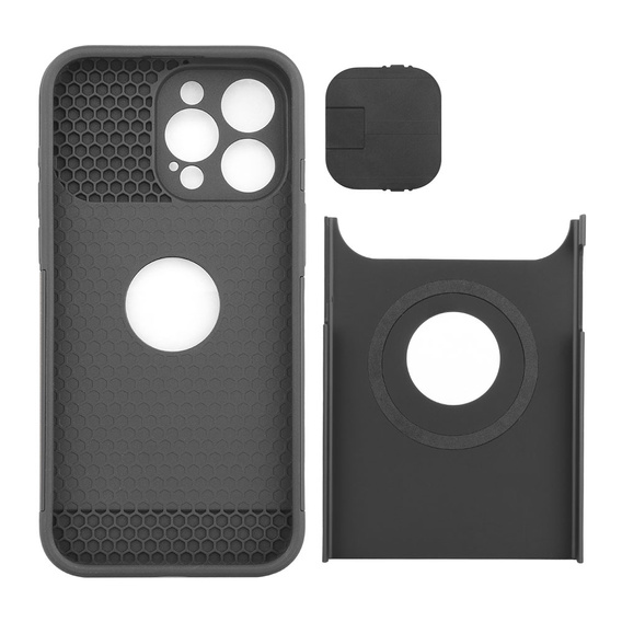Калъфи за iPhone 15 Pro Max, ERBORD MagProtect Slide Camera, черен