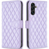 Калъф с капак за Samsung Galaxy A15, Wallet, BINFEN COLOR, лилав