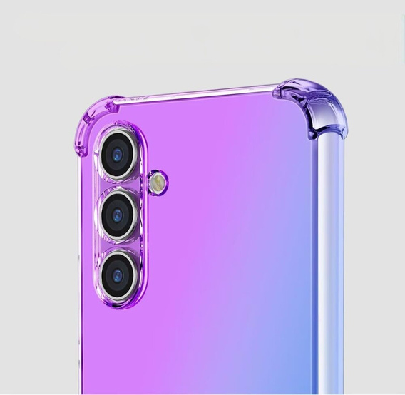 Калъфът Gradient Dropproof за Samsung Galaxy M15 5G, Лилаво / синьо