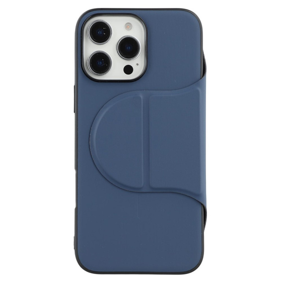 X-LEVEL калъф за iPhone 16 Pro Max, Magnetic Card Holder, син