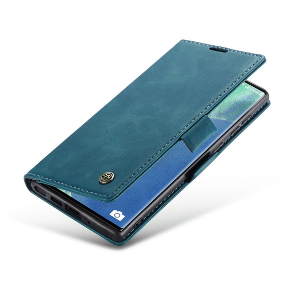 CASEME калъф за Samsung Galaxy Note 20 Ultra, Leather Wallet Case, зелен