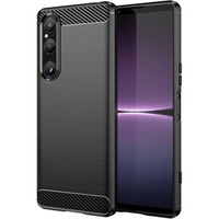 Калъфът за Sony Xperia 1 V, Carbon, черен