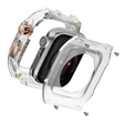 Силиконова каишка с калъф за Apple Watch 4/5/6/7/8/9/SE 44/45MM