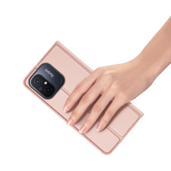 Калъфи Dux Ducis за Xiaomi Redmi 12C, Skinpro, розов rose gold