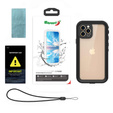 Калъфи IP68 водоустойчив за  iPhone 12 Pro, Redpepper, черен