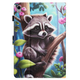 Калъф за iPad 10.9" 2022 (10 gen.), с капак, raccoon