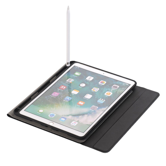 Калъф + клавиатура iPad 7/8/9 10.2 2019/2020/2021, Pen Slot, черен