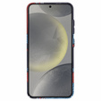 Калъфът за Samsung Galaxy S25, Carbon Fiber MagSafe, синьо / червено